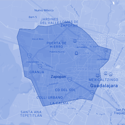 cobertura diurna guadalajara